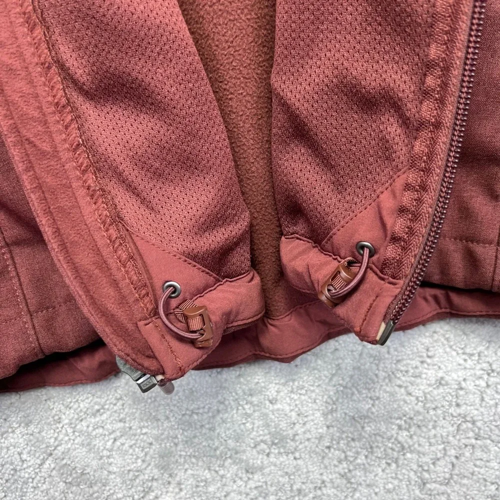 The North Face Jacket Mens Large Maroon Apex Bionic WindWall Softshell Outdoors